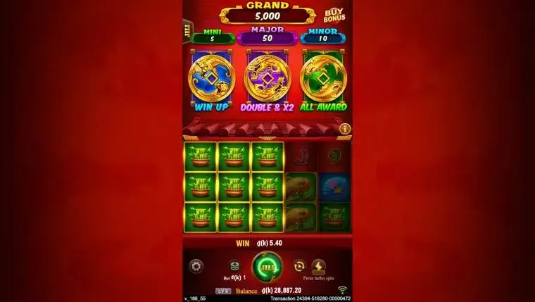 Ảnh màn hình gameplay game 3 Coin Treasures 2 (slot JILI) chơi tại LC79