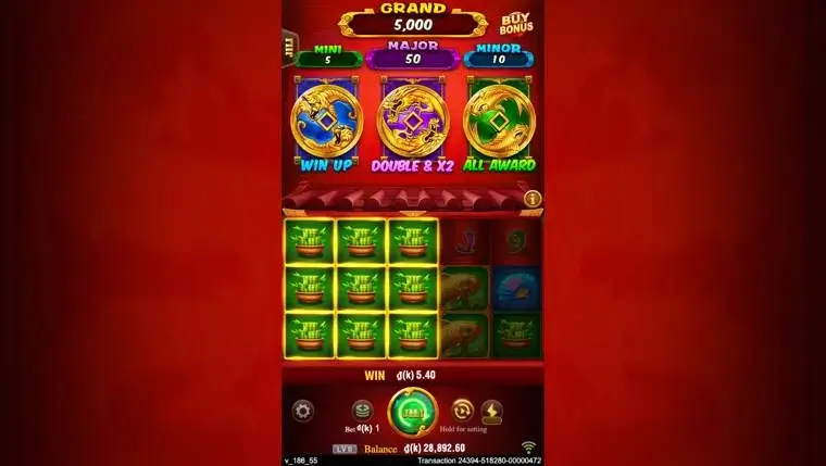 Ảnh bảng biểu tượng & tính năng game 3 Coin Treasures 2 (slot JILI) chơi tại LC79