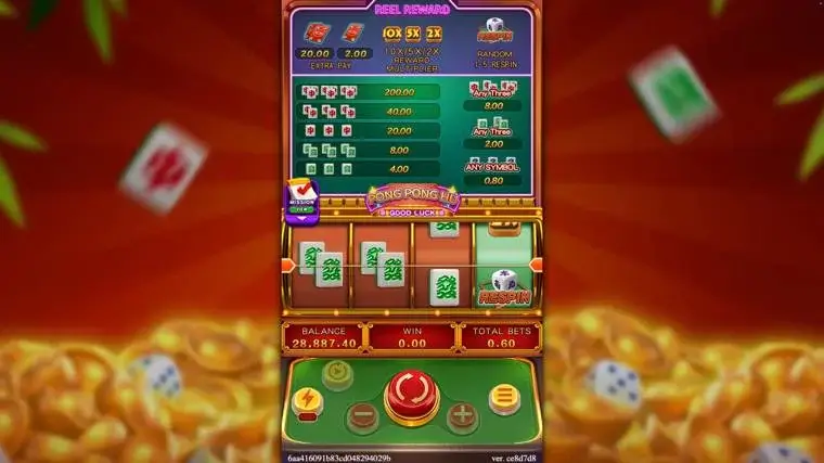 Ảnh giao diện chính game cách chơi pong pong hu lc79 (slot) chơi tại LC79