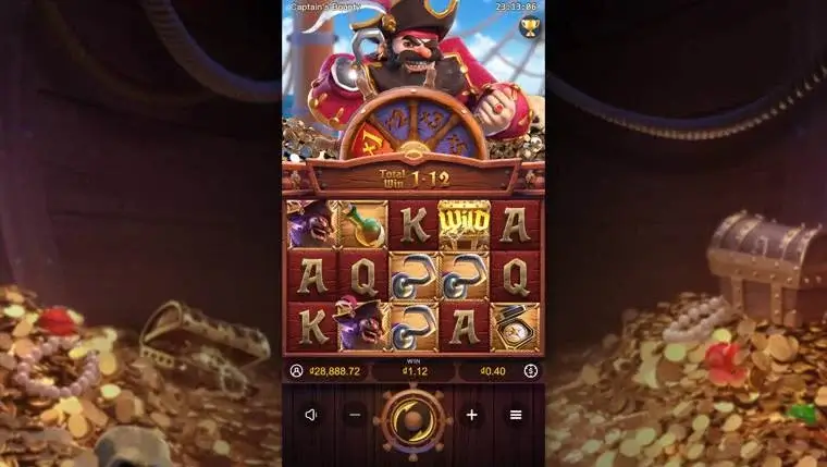 Ảnh giao diện chính game Captains Bounty (slot PG) chơi tại LC79