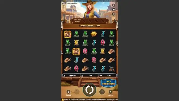 Ảnh bảng biểu tượng & tính năng game GOLD RUSH BONANZA (Kingmidas #) (slot) chơi tại LC79