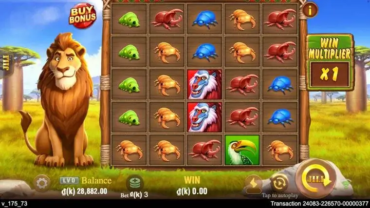 Ảnh bảng biểu tượng & tính năng game Safari Mystery (slot JILI) chơi tại LC79