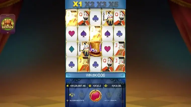 Ảnh giao diện chính game Trump Card (slot JDB) chơi tại LC79