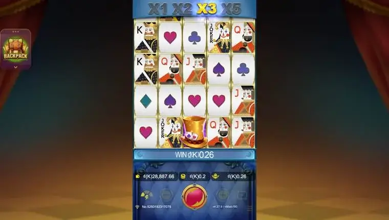 Ảnh màn hình gameplay game Trump Card (slot JDB) chơi tại LC79